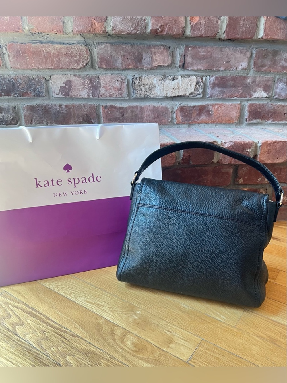 Kate Spade New York Black Leather Small Cobble Hill Toddy Bag - Picture 2 of 15